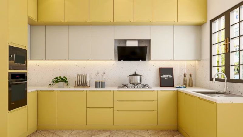 Kitchen Kuning Minimalis